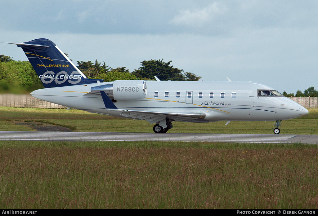 Aircraft Photo of N769CC | Bombardier Challenger 605 (CL-600-2B16) | Bombardier | AirHistory.net #294500