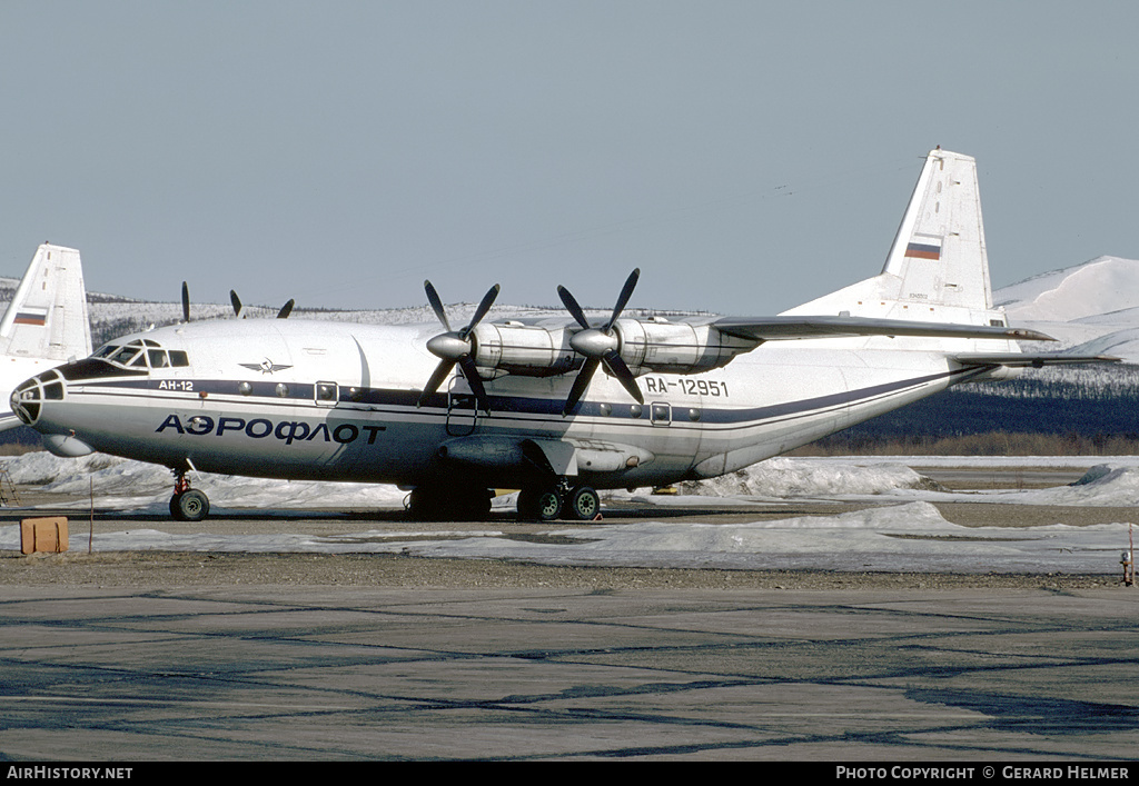 Aircraft Photo of RA-12951 | Antonov An-12B | Aeroflot | AirHistory.net #294524