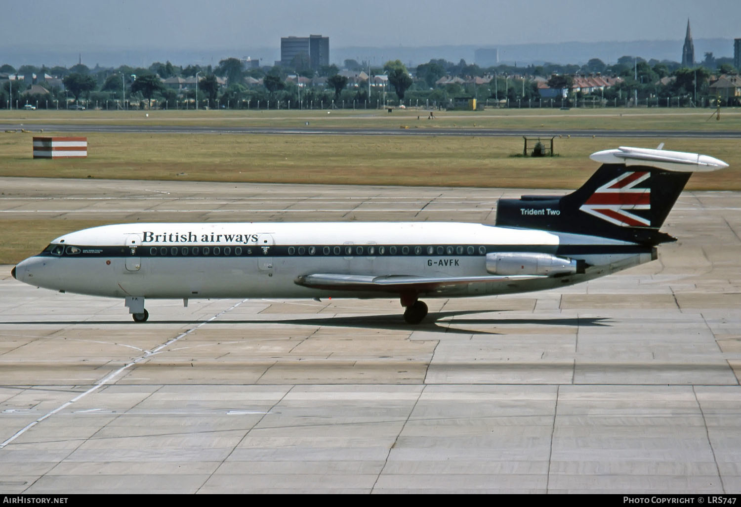 Aircraft Photo of G-AVFK | Hawker Siddeley HS-121 Trident 2E | British Airways | AirHistory.net #294526