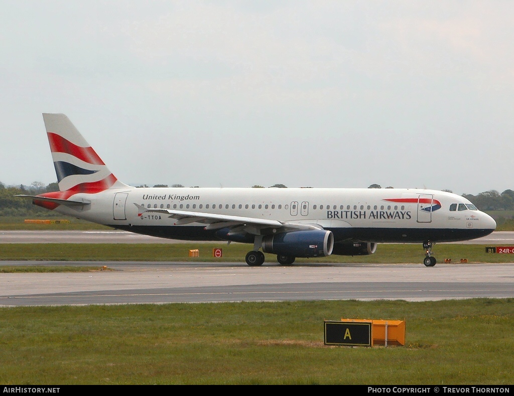 Aircraft Photo of G-TTOA | Airbus A320-232 | British Airways | AirHistory.net #294547