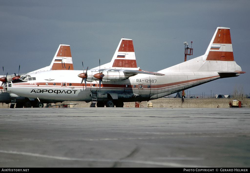Aircraft Photo of RA-12987 | Antonov An-12B | Aeroflot | AirHistory.net #294562