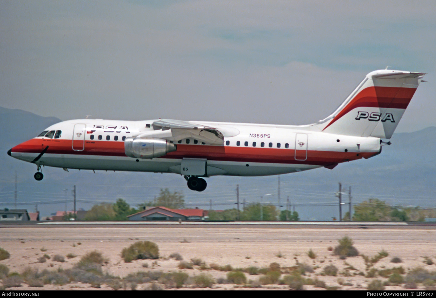Aircraft Photo of N365PS | British Aerospace BAe-146-200 | PSA - Pacific Southwest Airlines | AirHistory.net #294563