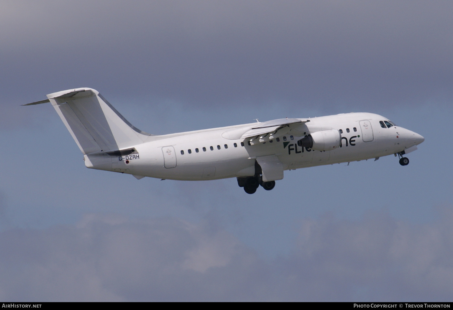 Aircraft Photo of G-OZRH | British Aerospace BAe-146-200 | Flightline | AirHistory.net #294582