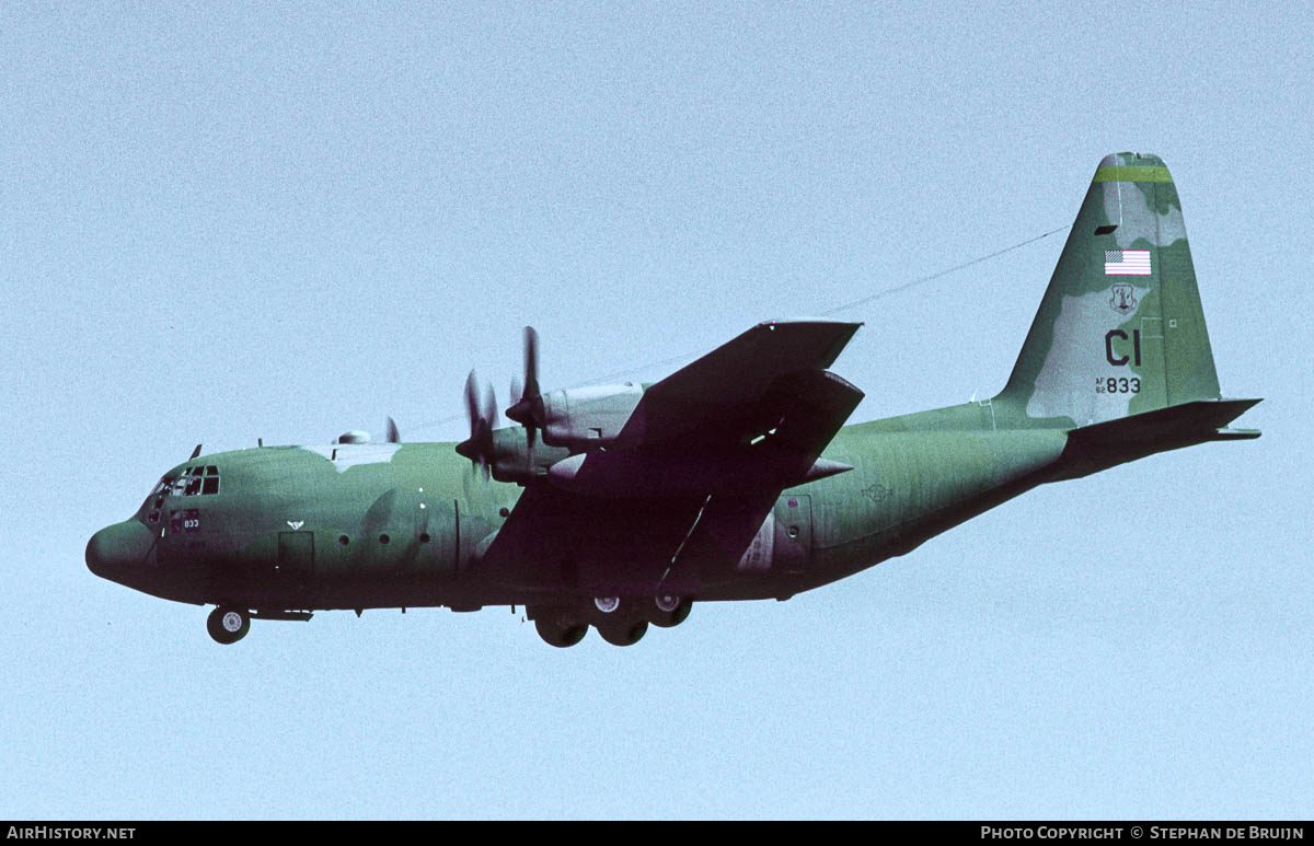 Aircraft Photo of 62-1833 / AF62-833 | Lockheed C-130E Hercules (L-382) | USA - Air Force | AirHistory.net #294590