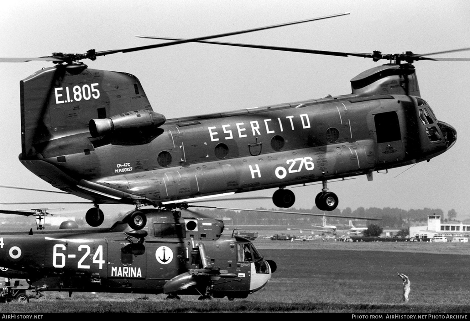 Aircraft Photo of MM80827 | Boeing Vertol CH-47C Chinook | Italy - Army | AirHistory.net #294595