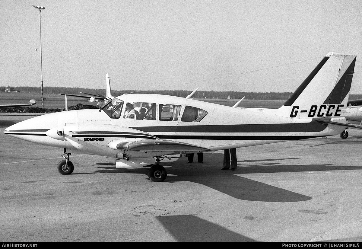 Aircraft Photo of G-BCCE | Piper PA-23-250 Aztec E | AirHistory.net #294619