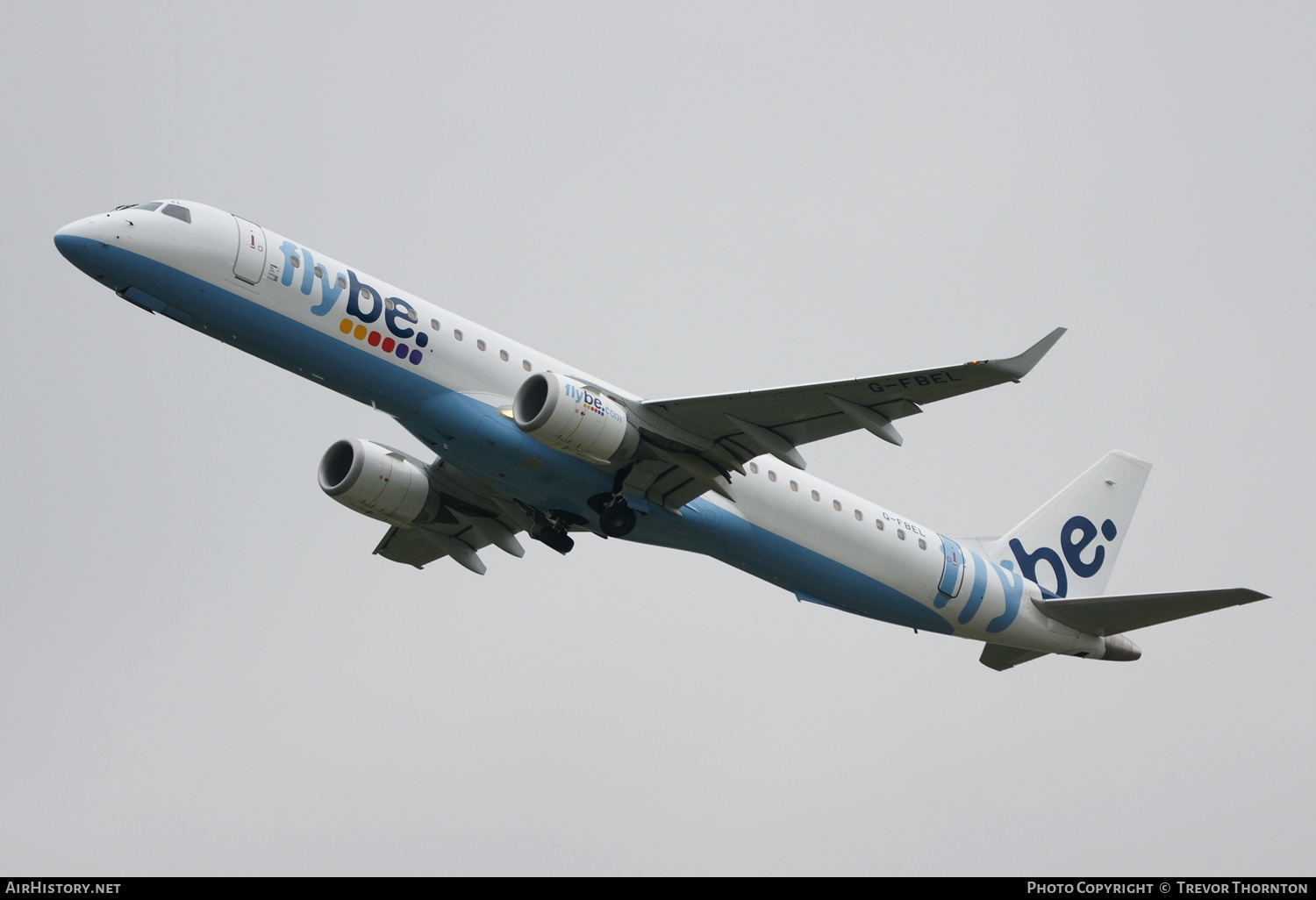 Aircraft Photo of G-FBEL | Embraer 195LR (ERJ-190-200LR) | Flybe | AirHistory.net #294638