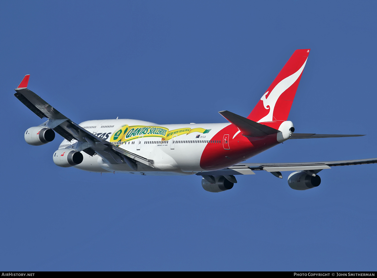 Aircraft Photo of VH-OJS | Boeing 747-438 | Qantas | AirHistory.net #294666