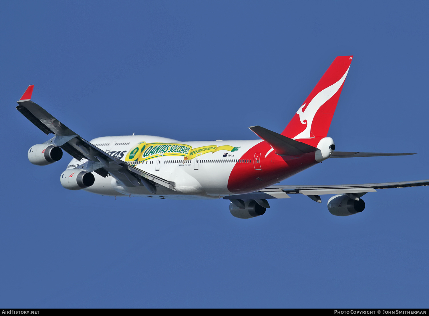 Aircraft Photo of VH-OJS | Boeing 747-438 | Qantas | AirHistory.net #294666