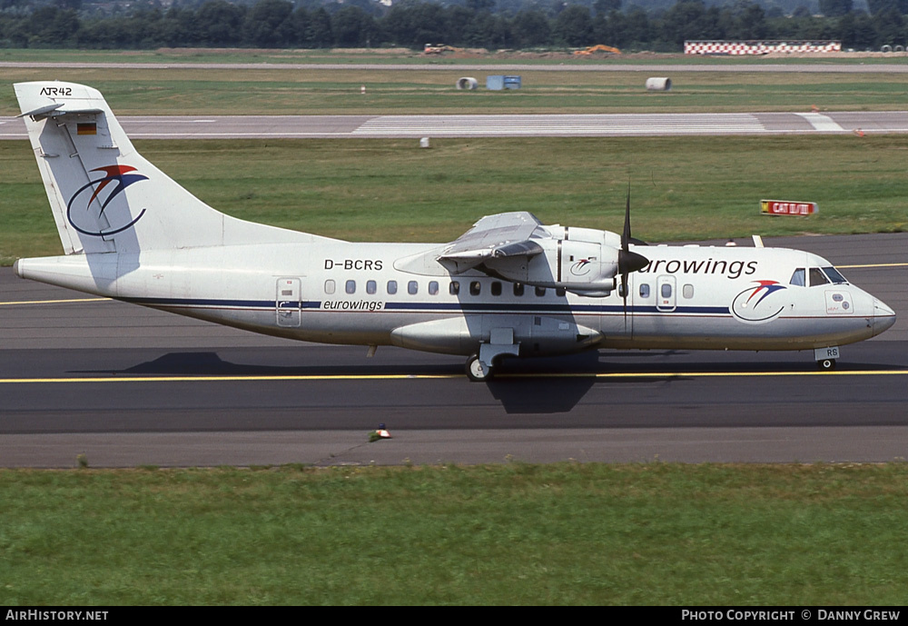 Aircraft Photo of D-BCRS | ATR ATR-42-300 | Eurowings | AirHistory.net #294671