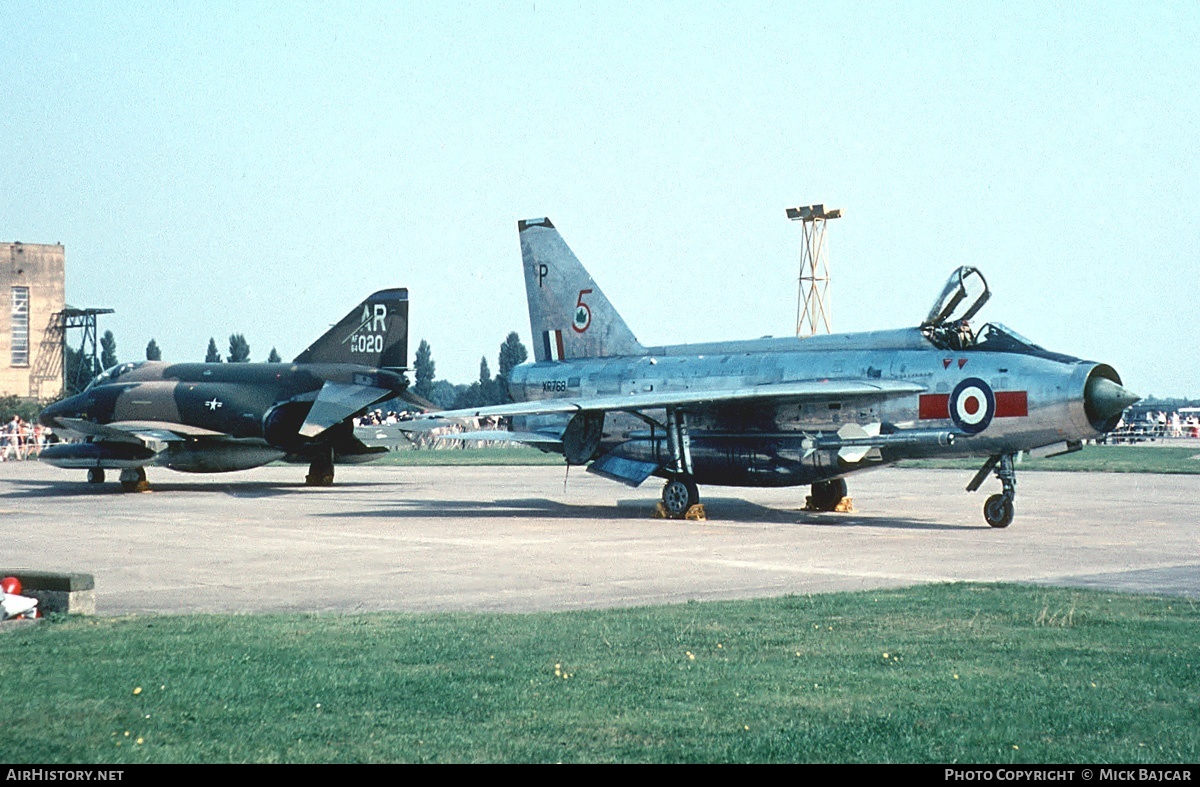 Aircraft Photo of XR768 | English Electric Lightning F6 | UK - Air Force | AirHistory.net #294673