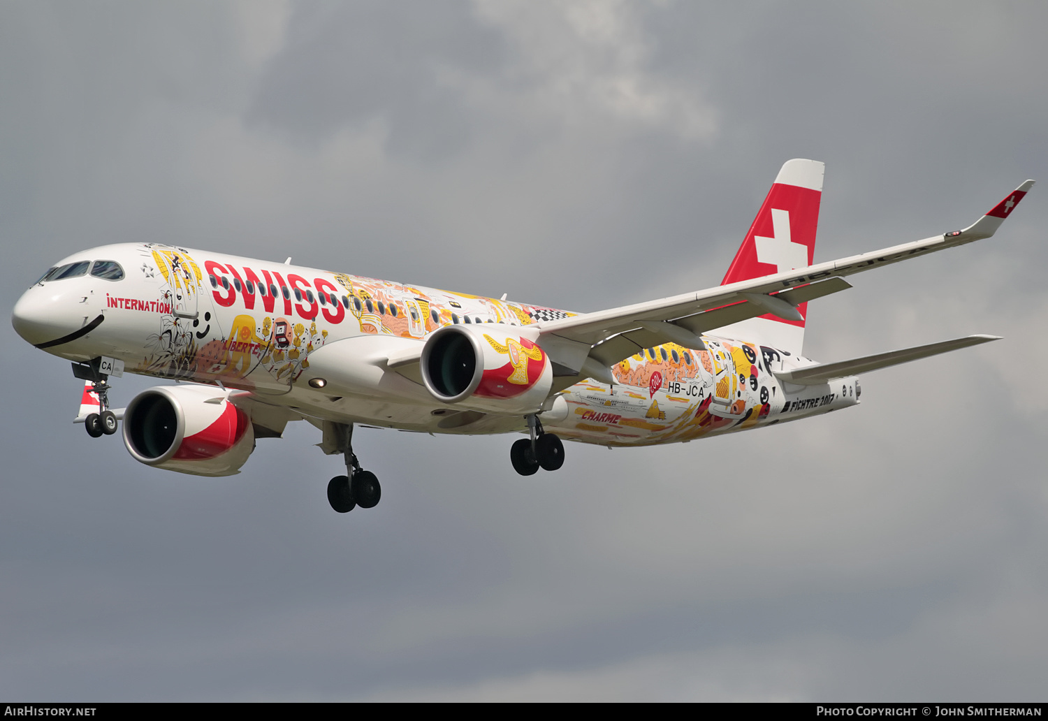 Aircraft Photo of HB-JCA | Bombardier CSeries CS300 (BD-500-1A11) | Swiss International Air Lines | AirHistory.net #294678