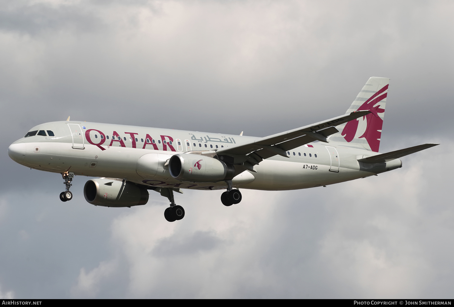 Aircraft Photo of A7-ADG | Airbus A320-232 | Qatar Airways | AirHistory.net #294727