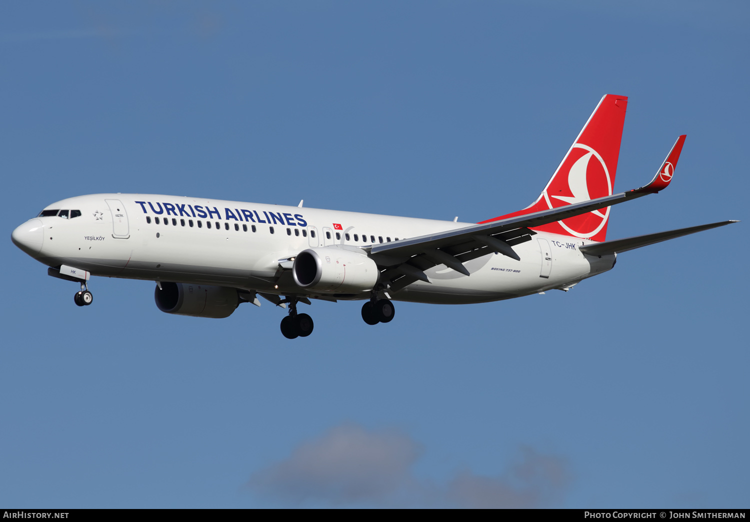 Aircraft Photo of TC-JHK | Boeing 737-8F2 | Turkish Airlines | AirHistory.net #294777