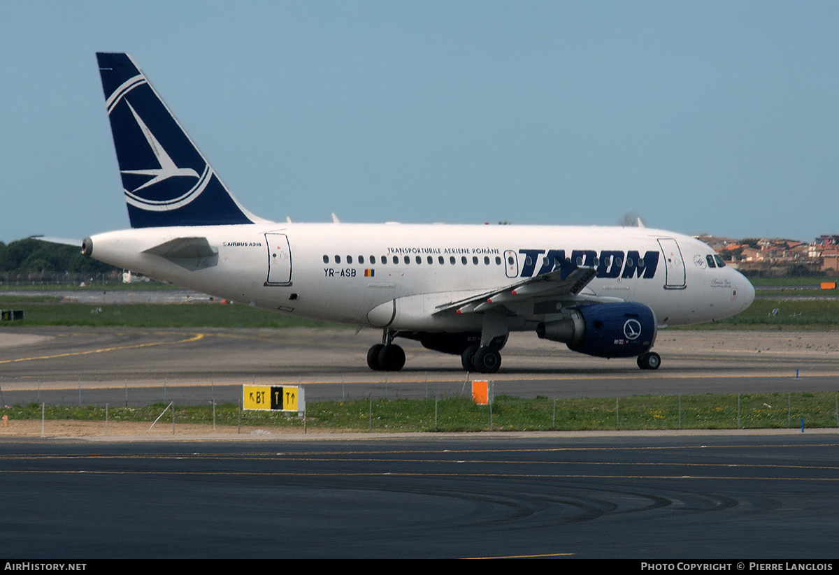 Aircraft Photo of YR-ASB | Airbus A318-111 | TAROM - Transporturile Aeriene Române | AirHistory.net #294797