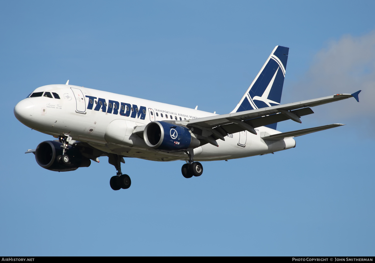 Aircraft Photo of YR-ASB | Airbus A318-111 | TAROM - Transporturile Aeriene Române | AirHistory.net #294808