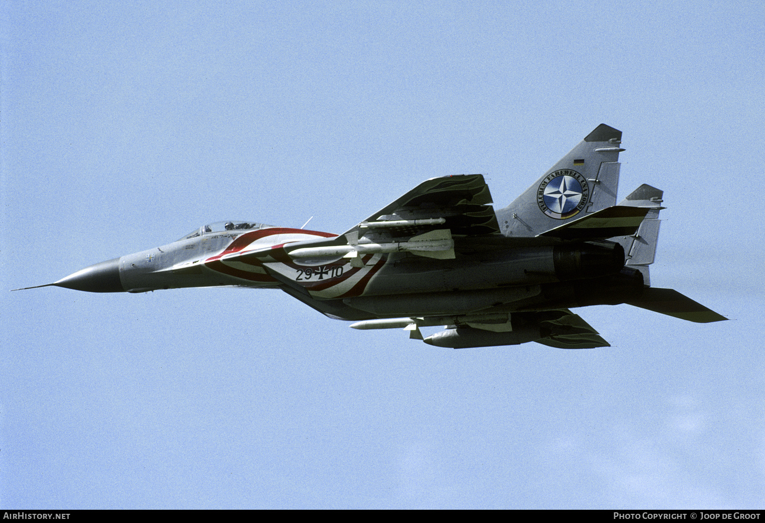 Aircraft Photo of 2910 | Mikoyan-Gurevich MiG-29G (9-12A) | Germany - Air Force | AirHistory.net #294809