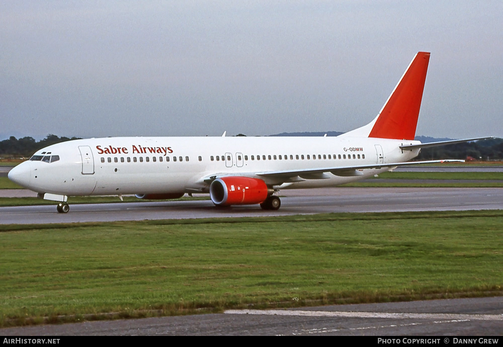 Aircraft Photo of G-ODMW | Boeing 737-81Q | Sabre Airways | AirHistory.net #294846