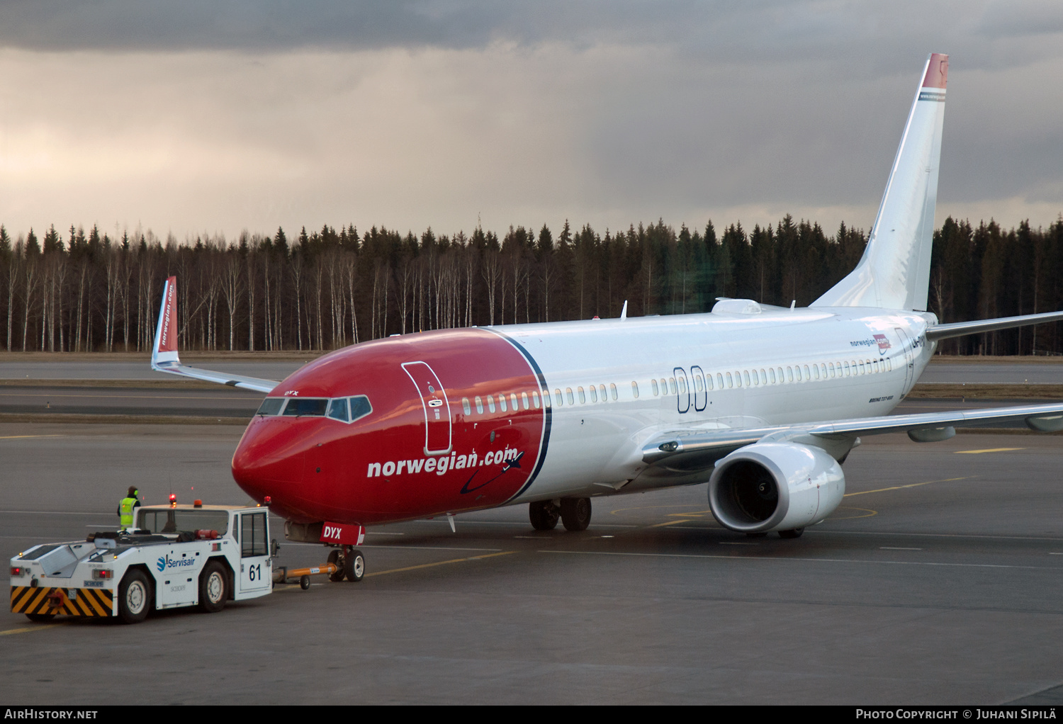 Aircraft Photo of LN-DYX | Boeing 737-8JP | Norwegian | AirHistory.net #294849