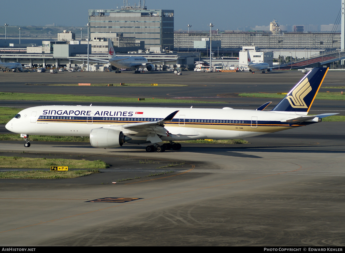 Aircraft Photo of 9V-SMA | Airbus A350-941 | Singapore Airlines | AirHistory.net #294863