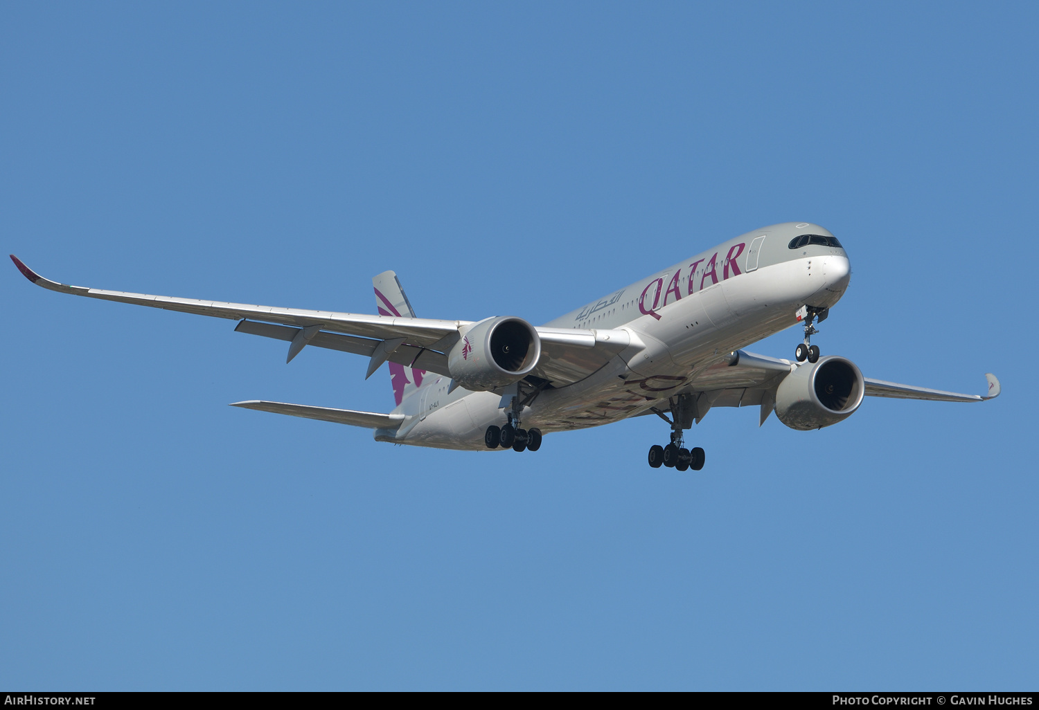 Aircraft Photo of A7-ALV | Airbus A350-941 | Qatar Airways | AirHistory.net #294880