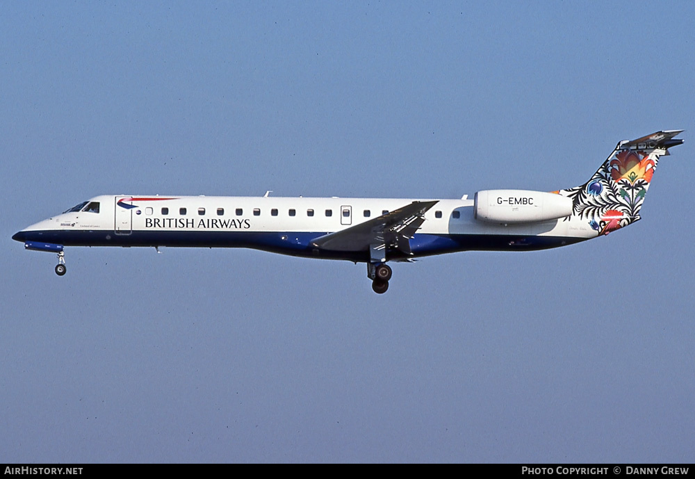 Aircraft Photo of G-EMBC | Embraer ERJ-145EU (EMB-145EU) | British Airways | AirHistory.net #294929