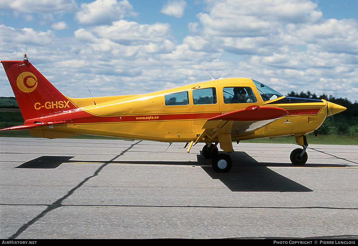 Aircraft Photo of C-GHSX | Beech C23 Sundowner 180 | Centre Québécois de Formation Aéronautique - CQFA | AirHistory.net #294936