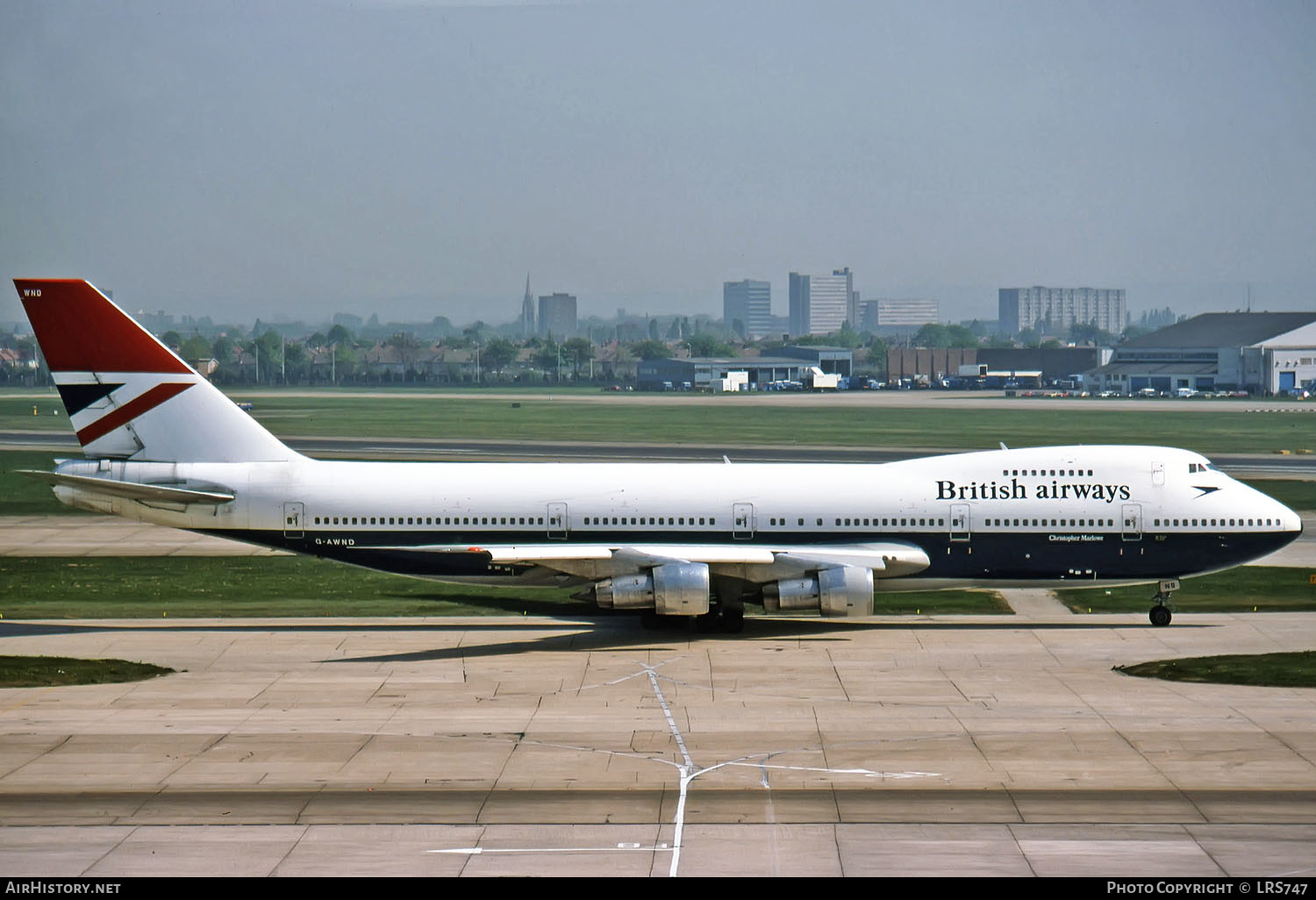 Aircraft Photo of G-AWND | Boeing 747-136 | British Airways | AirHistory.net #294949