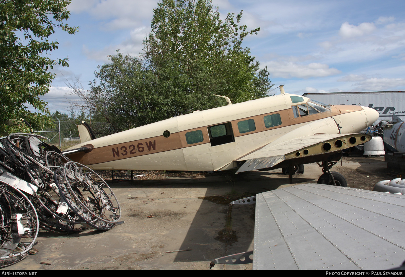 Aircraft Photo of N326W | Beech E18S | AirHistory.net #294964