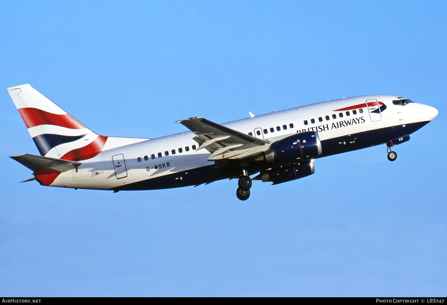 Aircraft Photo of G-MSKB | Boeing 737-3L9 | British Airways | AirHistory.net #294971