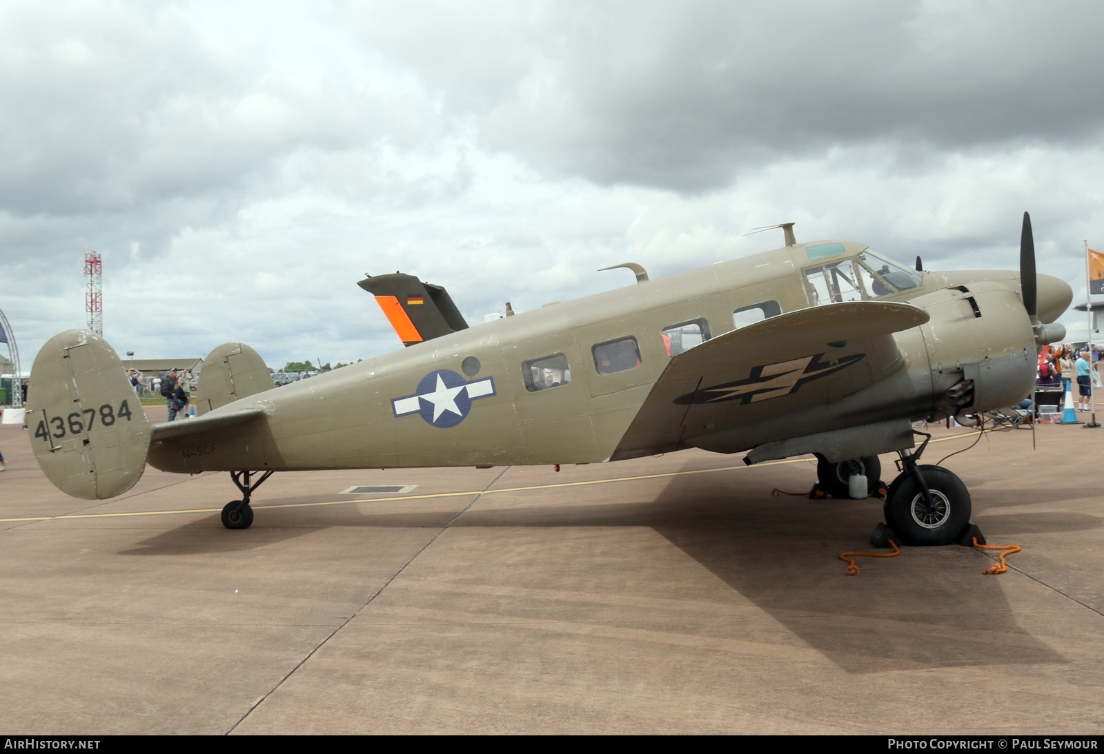 Aircraft Photo of N45CF / 436784 | Beech G18S | USA - Air Force | AirHistory.net #294982
