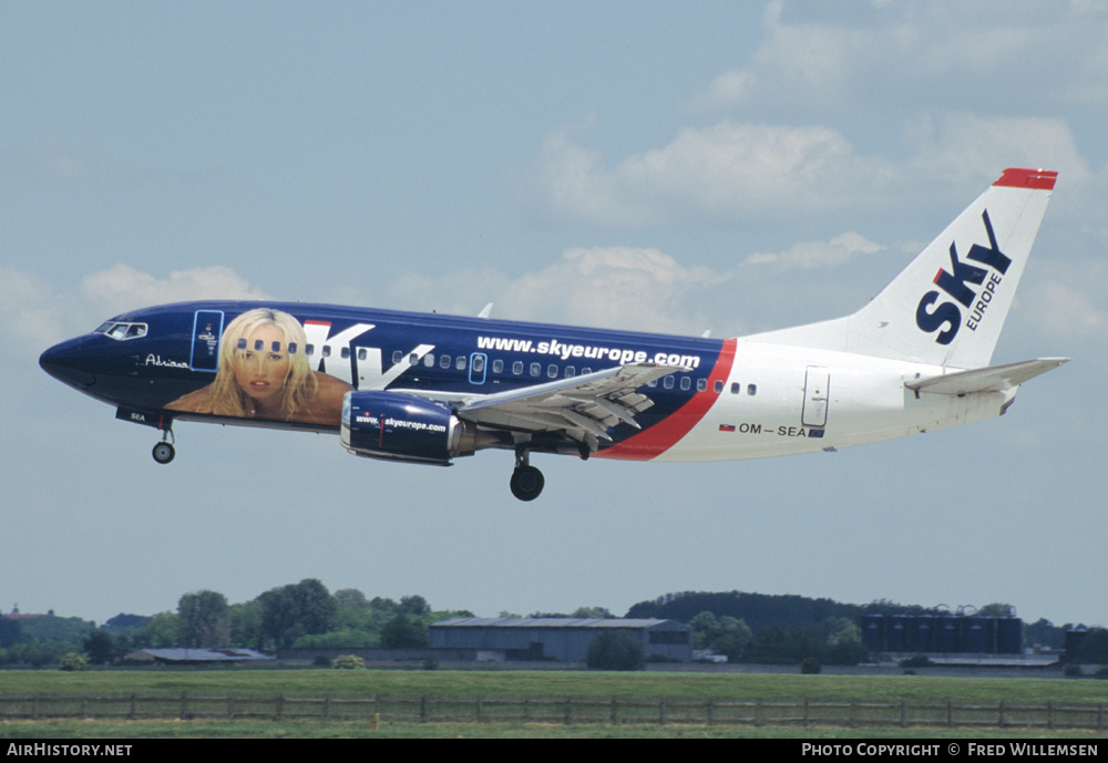 Aircraft Photo of OM-SEA | Boeing 737-5Y0 | SkyEurope Airlines | AirHistory.net #294994