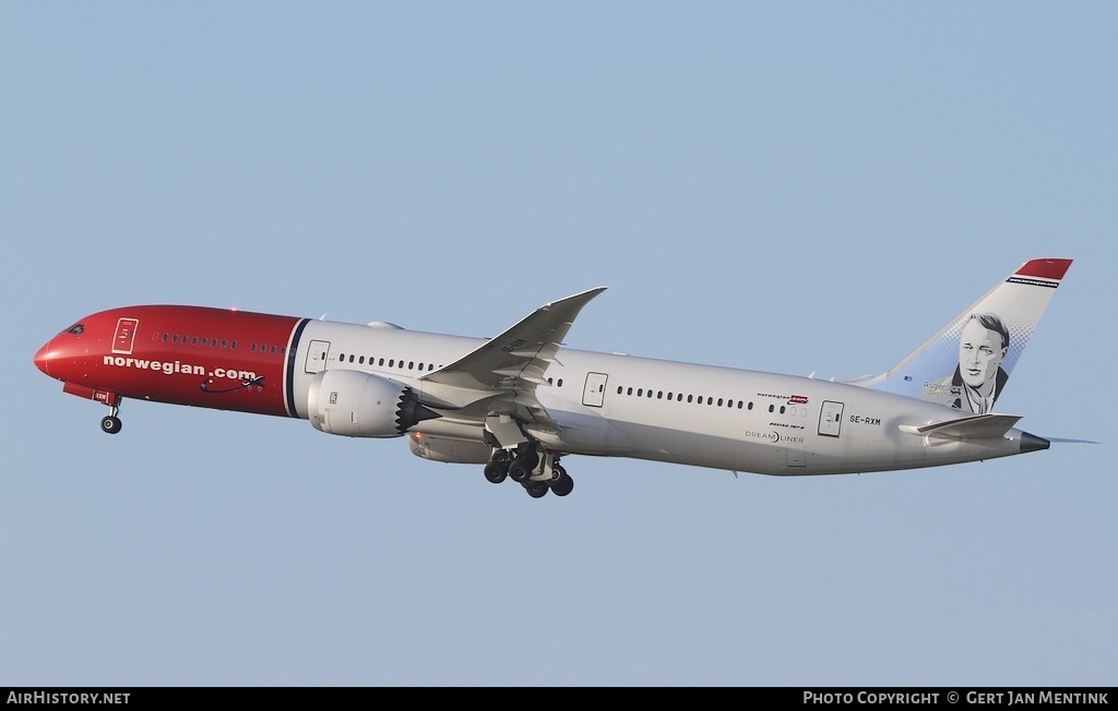 Aircraft Photo of SE-RXM | Boeing 787-9 Dreamliner | Norwegian | AirHistory.net #295020