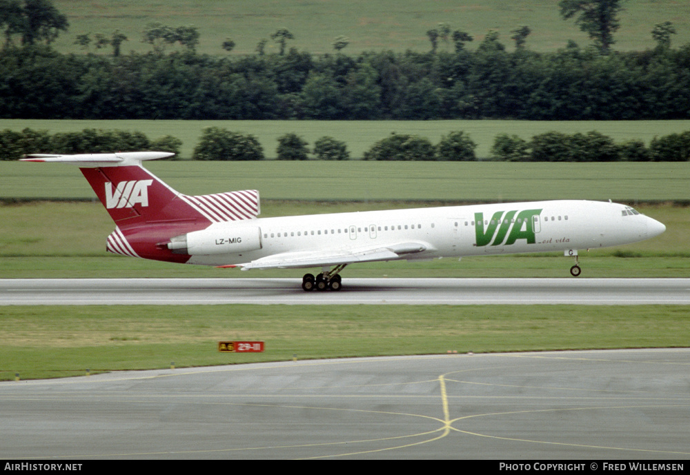 Aircraft Photo of LZ-MIG | Tupolev Tu-154M | VIA - Air VIA Bulgarian Airways | AirHistory.net #295033