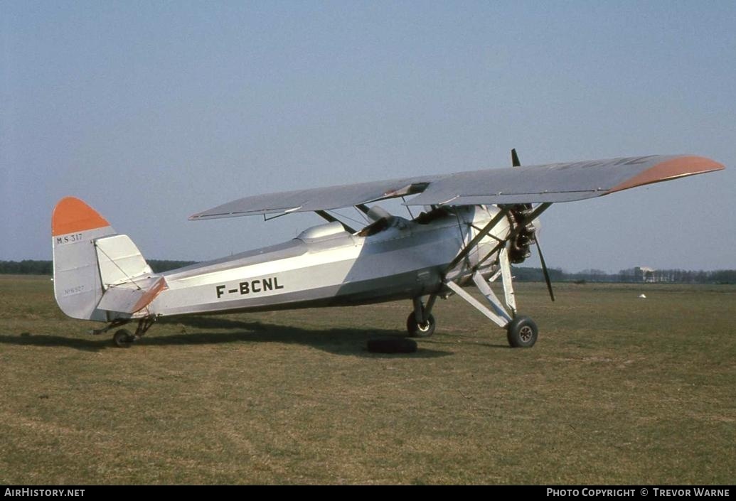 Aircraft Photo of F-BCNL | Morane-Saulnier MS-317 | AirHistory.net #295054