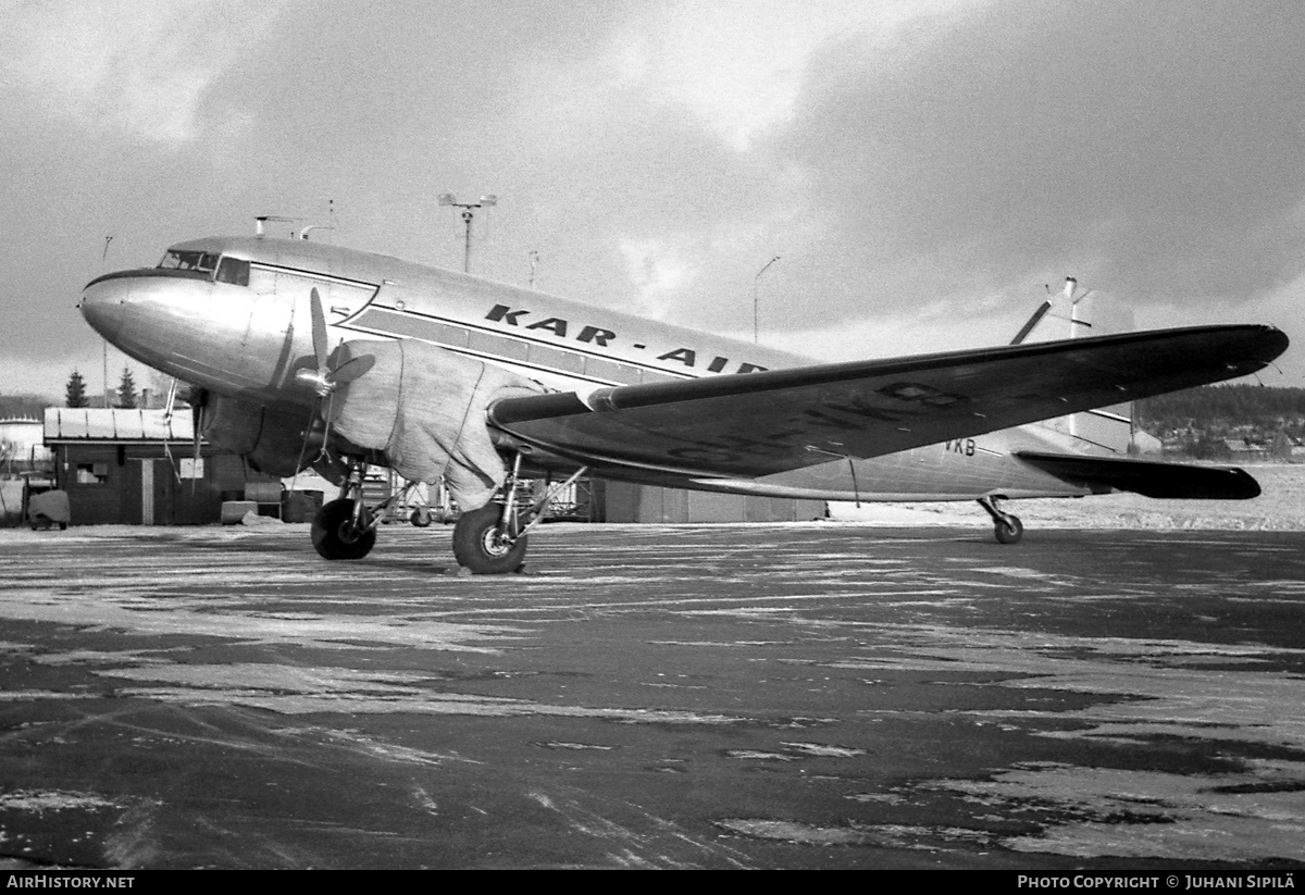Aircraft Photo of OH-VKB | Douglas DC-3A-214 | Kar-Air | AirHistory.net #295058