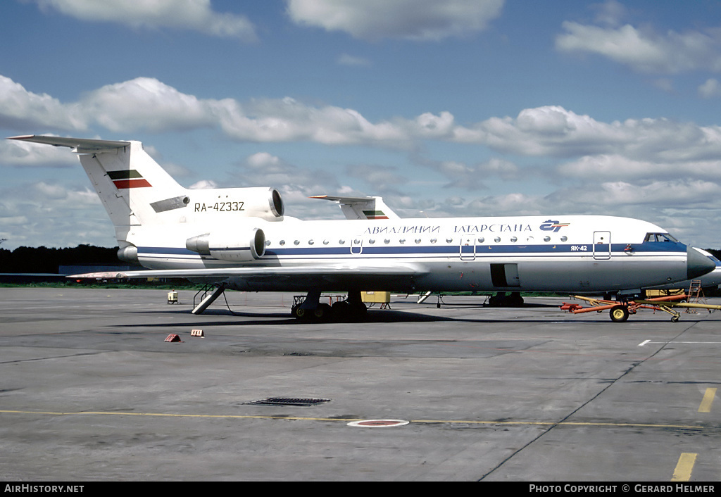 Aircraft Photo of RA-42332 | Yakovlev Yak-42 | Avialiniï Tatarstana | AirHistory.net #295082