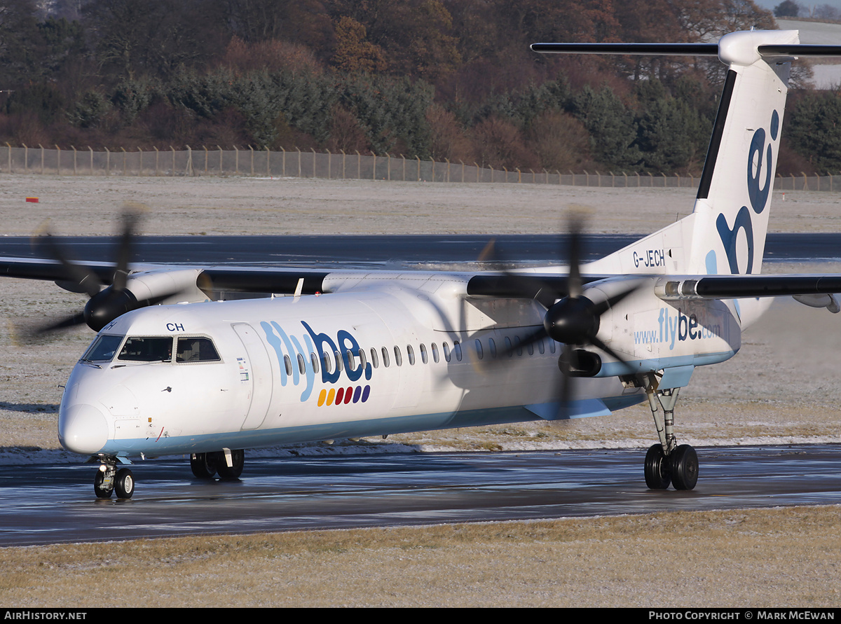 Aircraft Photo of G-JECH | Bombardier DHC-8-402 Dash 8 | Flybe | AirHistory.net #295128