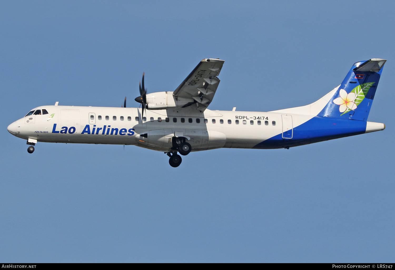 Aircraft Photo of RDPL-34174 | ATR ATR-72-500 (ATR-72-212A) | Lao Airlines | AirHistory.net #295141