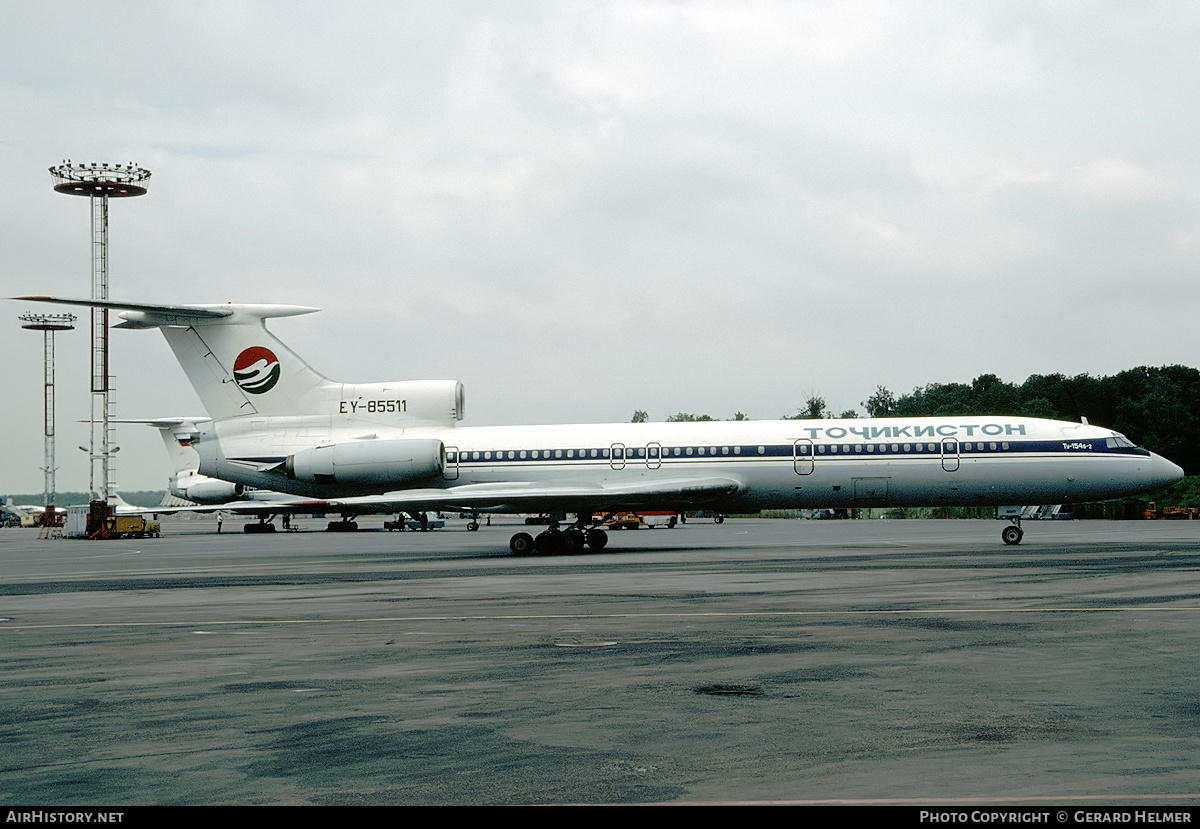 Aircraft Photo of EY-85511 | Tupolev Tu-154B-2 | Tajikistan Airlines | AirHistory.net #295142