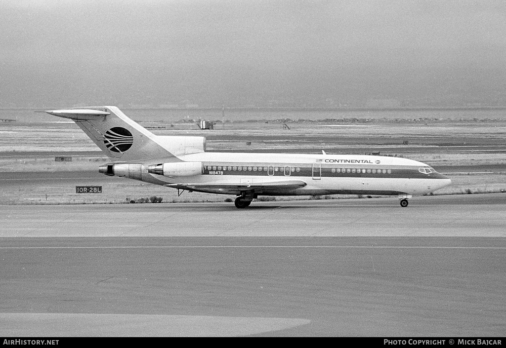 Aircraft Photo of N18478 | Boeing 727-30 | Continental Airlines | AirHistory.net #295148