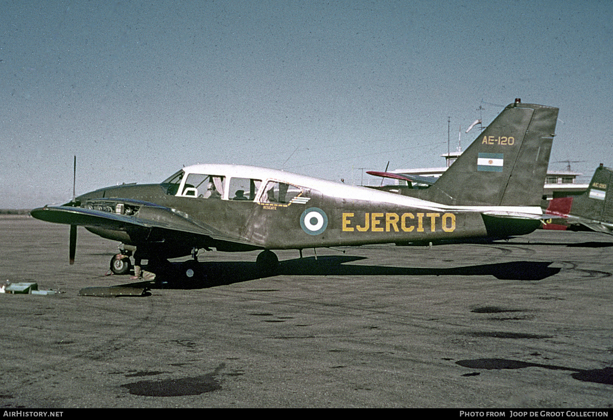 Aircraft Photo of AE-120 | Piper PA-23-250 Aztec | Argentina - Army | AirHistory.net #295158