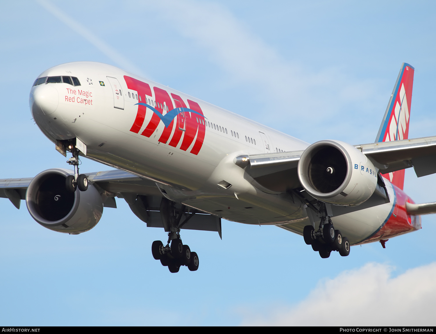 Aircraft Photo of PT-MUA | Boeing 777-32W/ER | TAM Linhas Aéreas | AirHistory.net #295160
