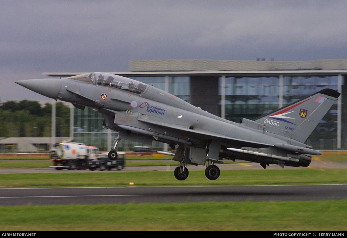 Aircraft Photo of ZH590 | Eurofighter EF-2000 Typhoon DA | UK - Air Force | AirHistory.net #295174