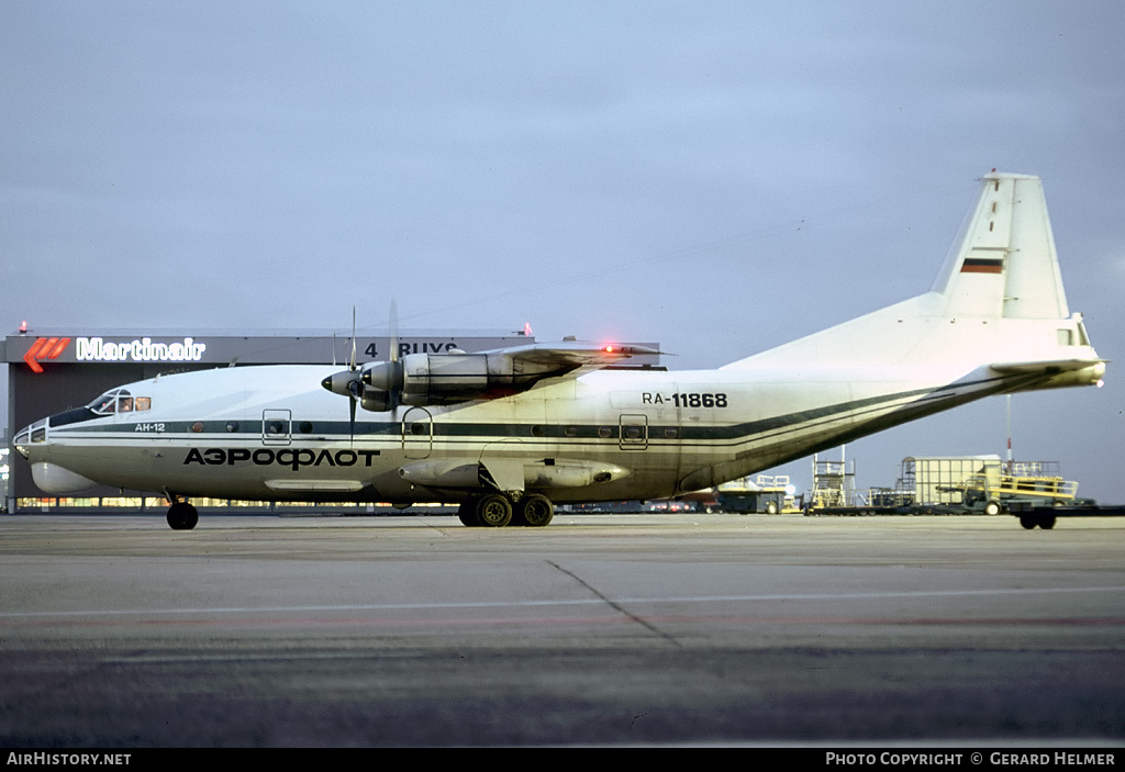Aircraft Photo of RA-11868 | Antonov An-12BK | Aeroflot | AirHistory.net #295209