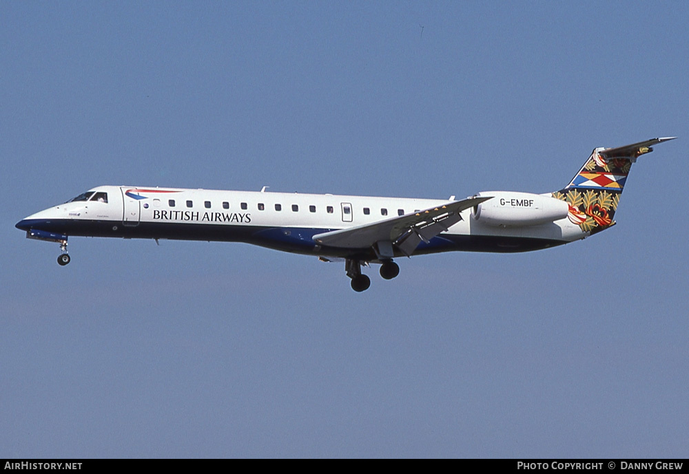 Aircraft Photo of G-EMBF | Embraer ERJ-145EU (EMB-145EU) | British Airways | AirHistory.net #295212