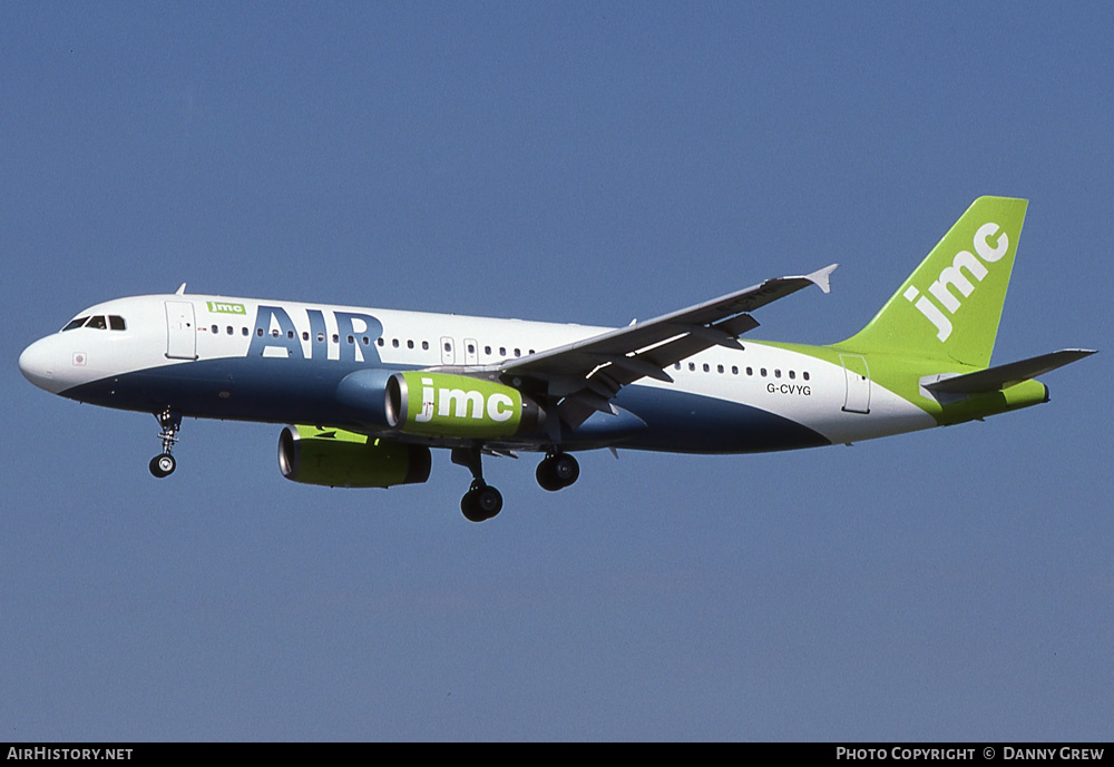 Aircraft Photo of G-CVYG | Airbus A320-231 | JMC Air | AirHistory.net #295226