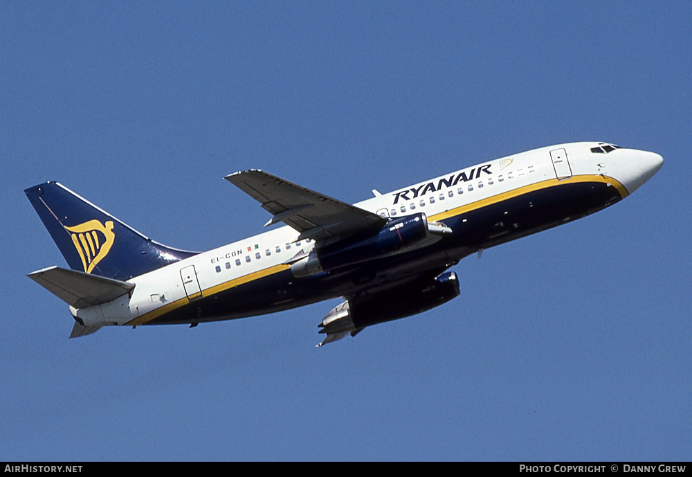 Aircraft Photo of EI-CON | Boeing 737-2T5/Adv | Ryanair | AirHistory.net #295228