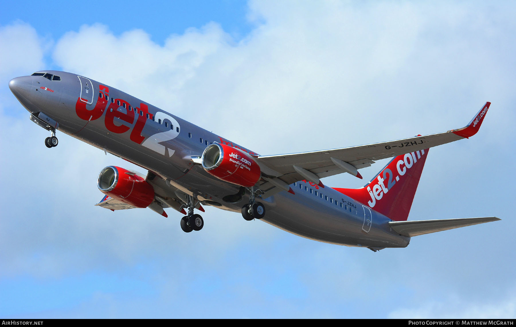 Aircraft Photo of G-JZHJ | Boeing 737-8MG | Jet2 | AirHistory.net #295237