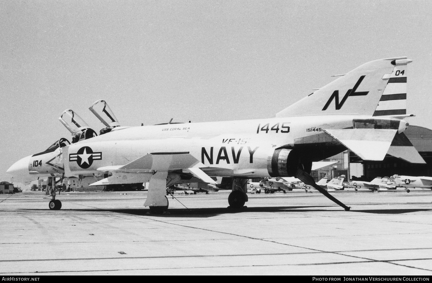 Aircraft Photo of 151445 | McDonnell F-4B Phantom II | USA - Navy | AirHistory.net #295277